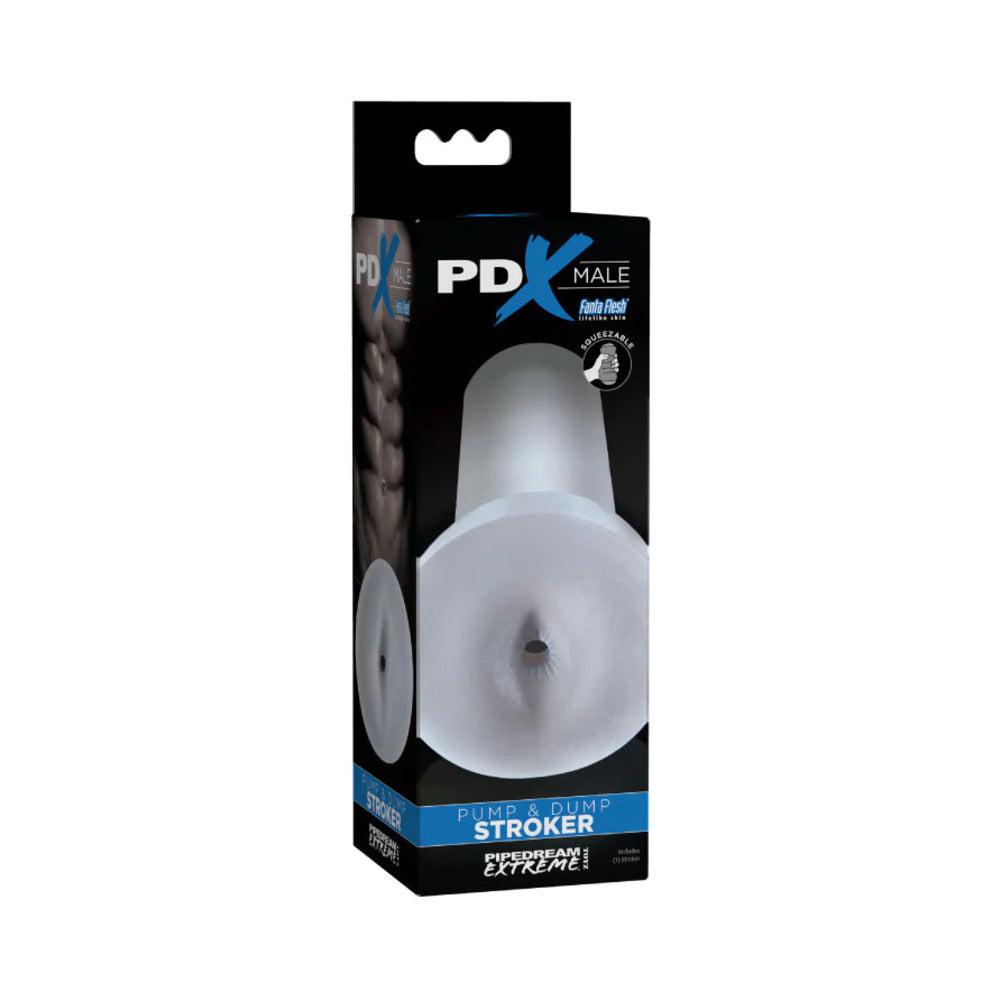 PDX Male Pump & Dump Squeezable Anal Stroker
