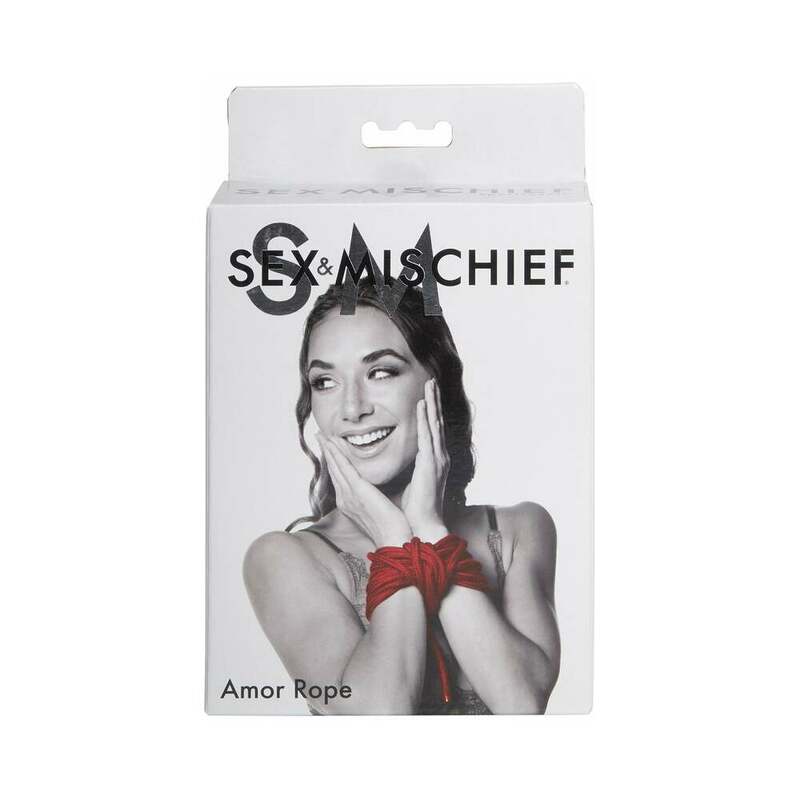 Sex & Mischief Amor Rope 2-Piece 15 ft. (30 ft. Total) Red