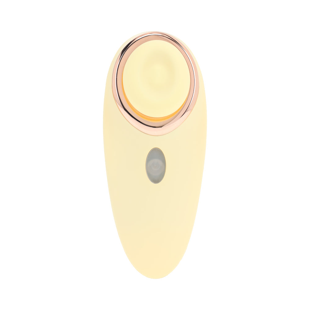 LoveLine Aurie AirTapTech Rechargeable Vibrator Yellow