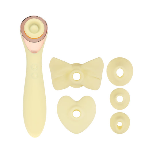 LoveLine Darling AirTapTech Rechargeable Vibrator Yellow