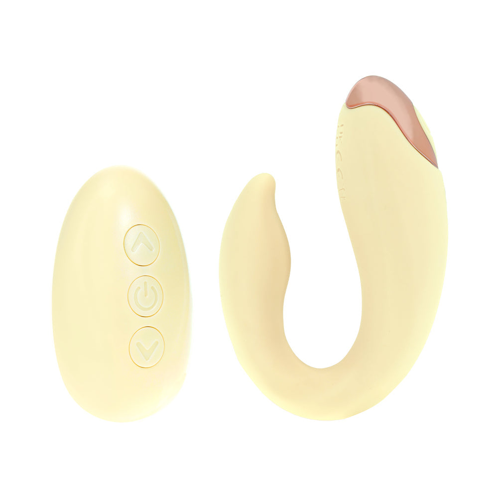 LoveLine Daydream AirTapTech Rechargeable Vibrator Yellow
