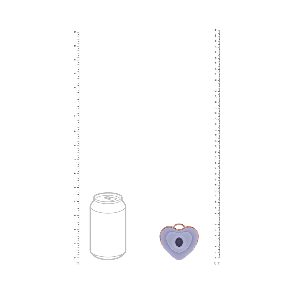 LoveLine Luvie AirTapTech Rechargeable Vibrator Waterproof Lavender