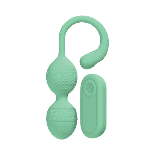 LoveLine PelviFit Beads Kegel Vibe Waterproof Remote Green