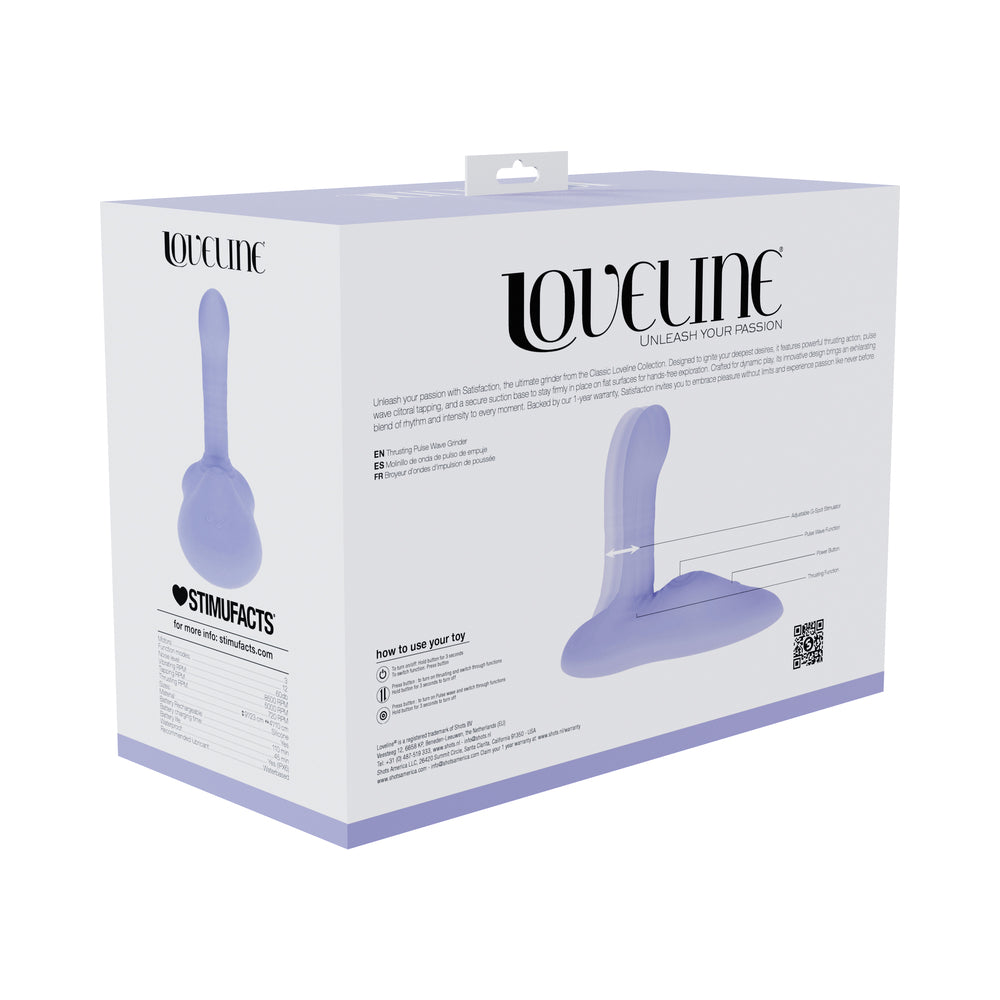 LoveLine Satisfaction Grinder Adjustable Thrusting Pulse Wave Purple