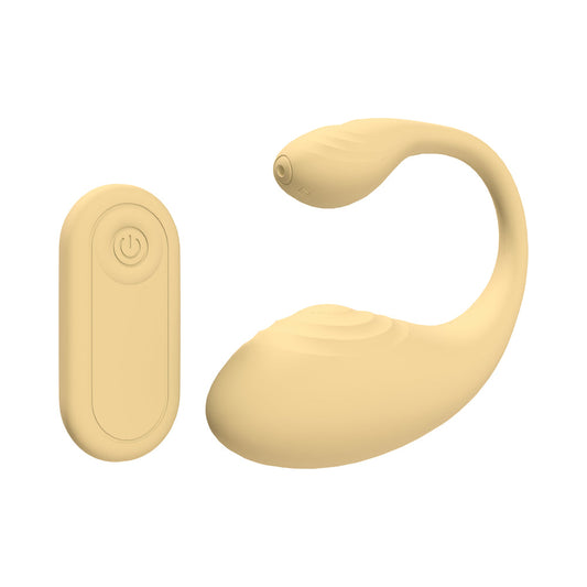 LoveLine Wave C-shape Vibe Waterproof Remote Yellow
