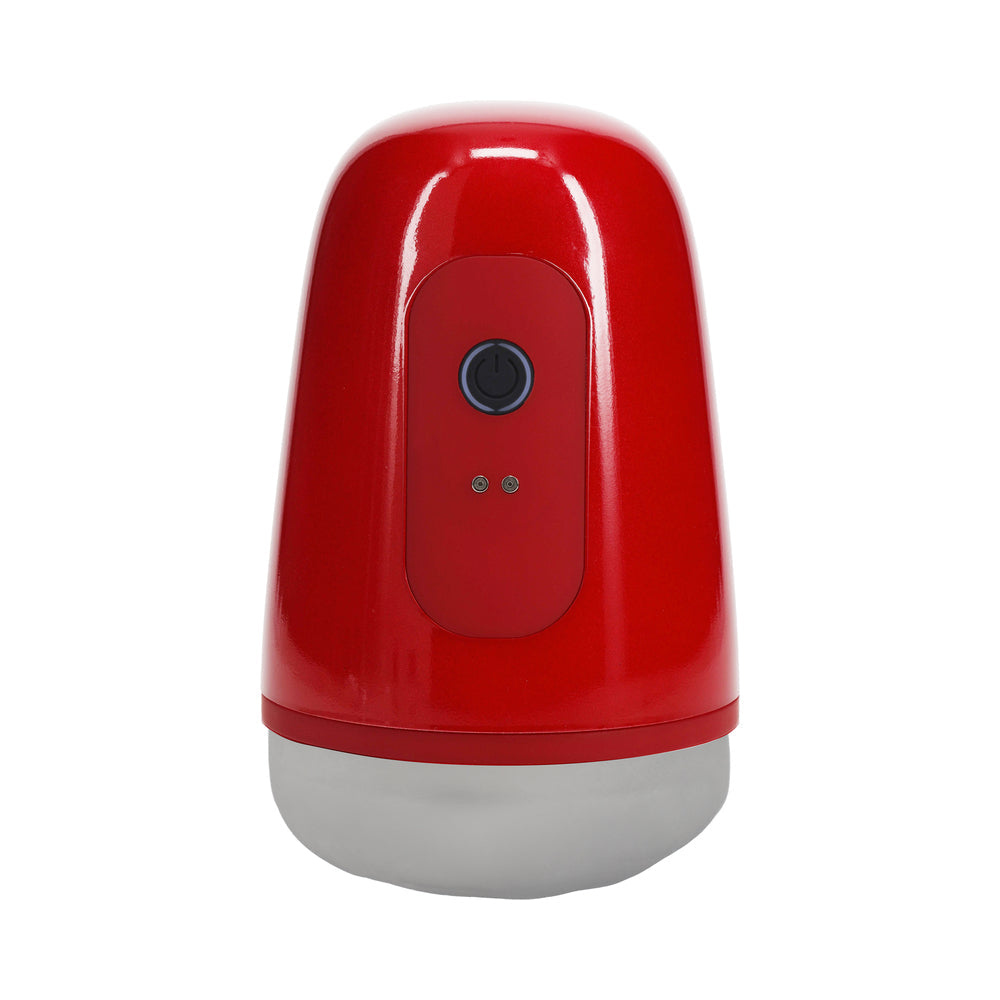 PUMPED Vibrobator Masturbator Negative Pressure Suction Vibration Metallic Red