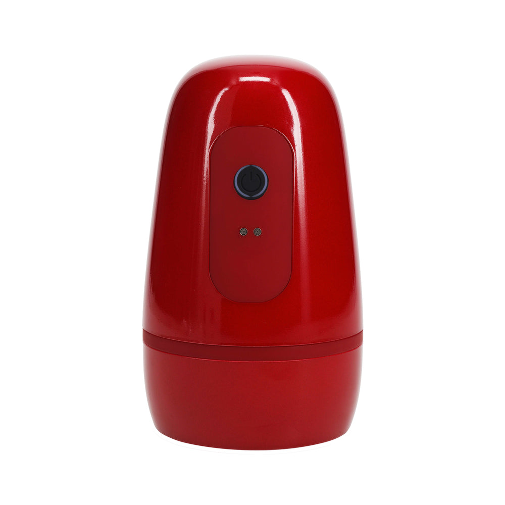 PUMPED Vibrobator Masturbator Negative Pressure Suction Vibration Metallic Red