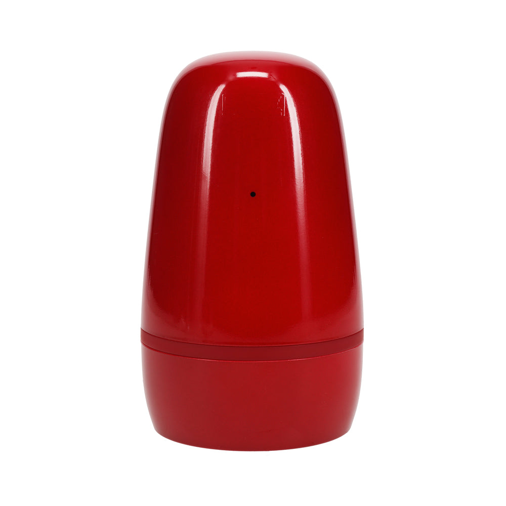 PUMPED Vibrobator Masturbator Negative Pressure Suction Vibration Metallic Red