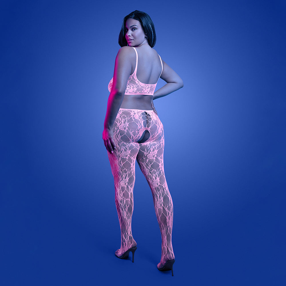 Fantasy Lingerie Glow Equilibrium Crotchless Bodystocking