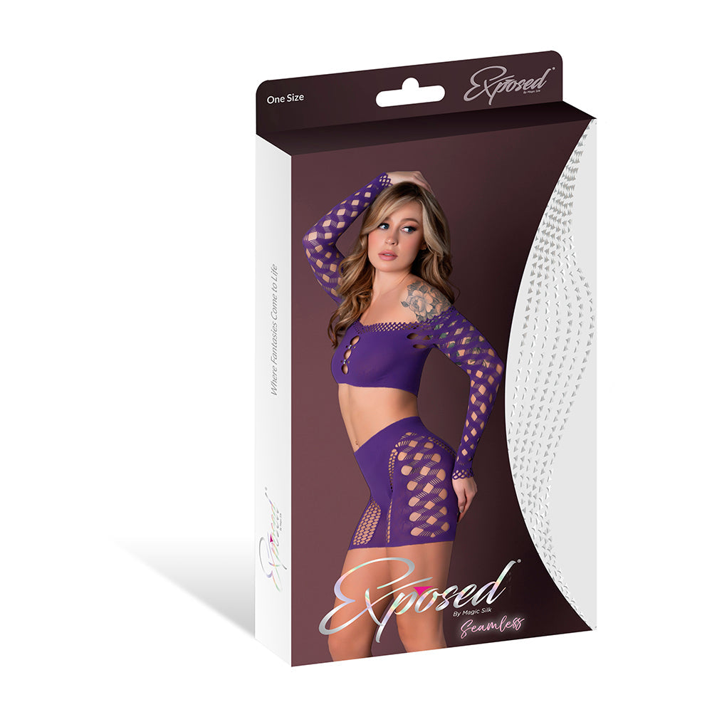 Magic Silk Seamless Crop Top & Short Set