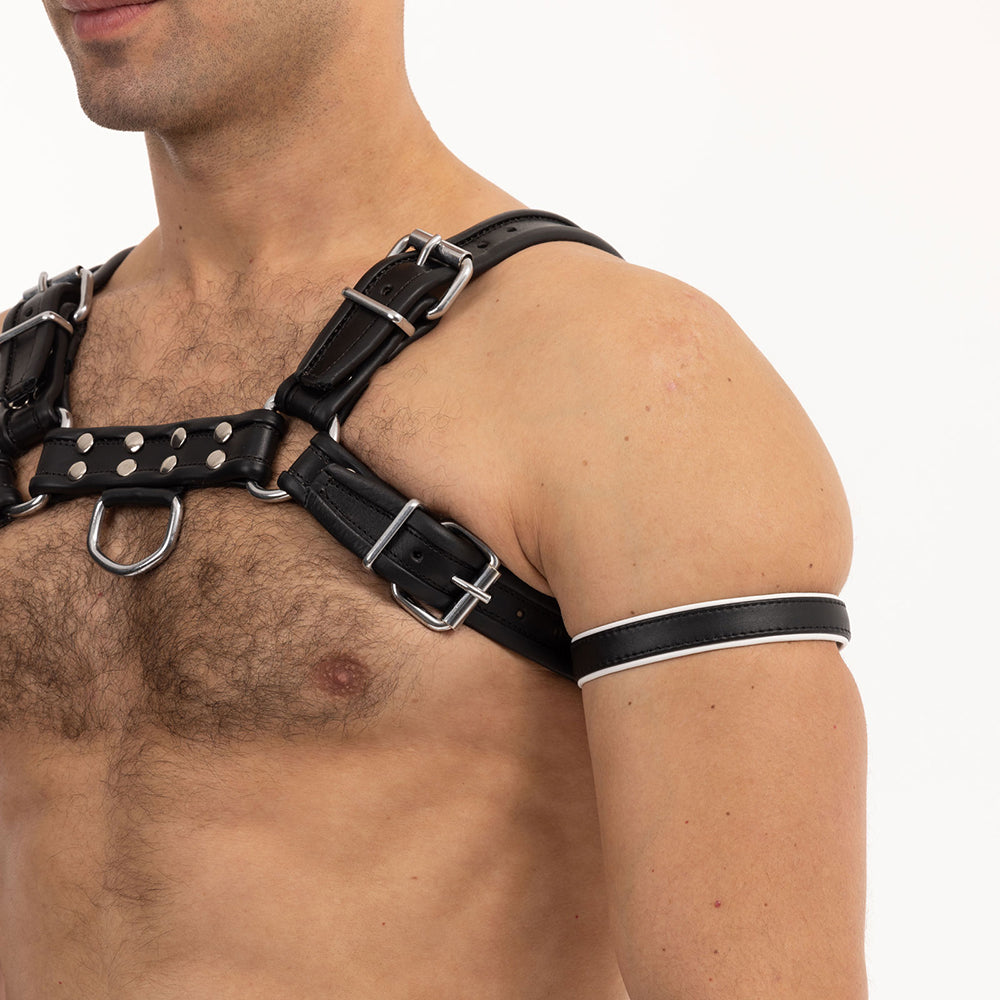 Prowler RED Leather Bicep Band