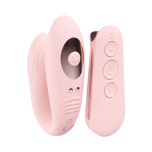 Loveline Charme Rechargeable Silicone Dual Motor Vibrator Pink