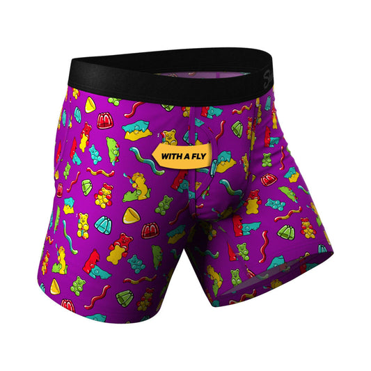 The Naughty Bears Gummy Bear Ball Hammock Pouch Underwear with Fly