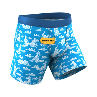 The Reverse Cloud Girl Cloud Ball Hammock Pouch Underwear with Fly