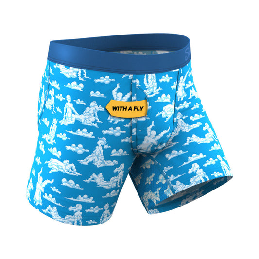 The Reverse Cloud Girl Cloud Ball Hammock Pouch Underwear with Fly