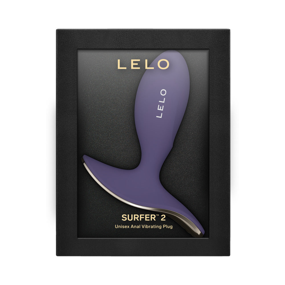 LELO SURFER 2 Vibrating Anal Plug Cyber Purple
