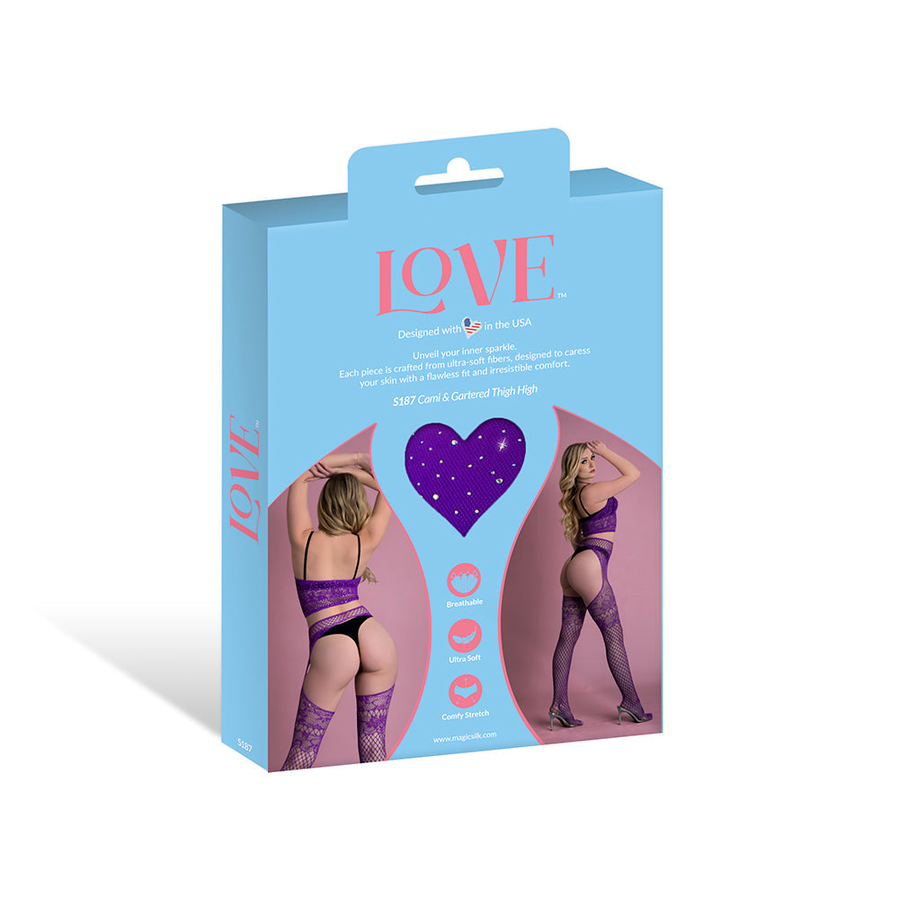 Magic Silk Seamless Cami & Gartered Thigh High