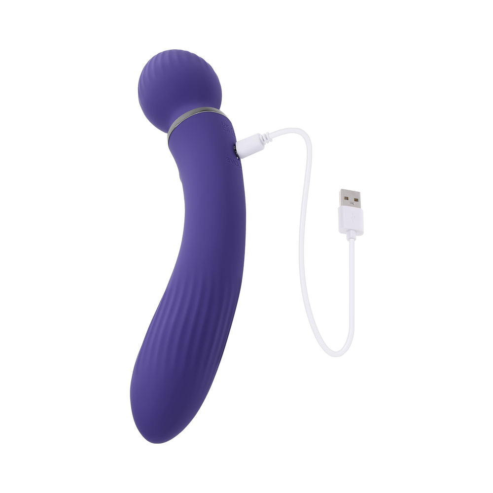 Evolved Shiver Silicone Rechargeable Purple