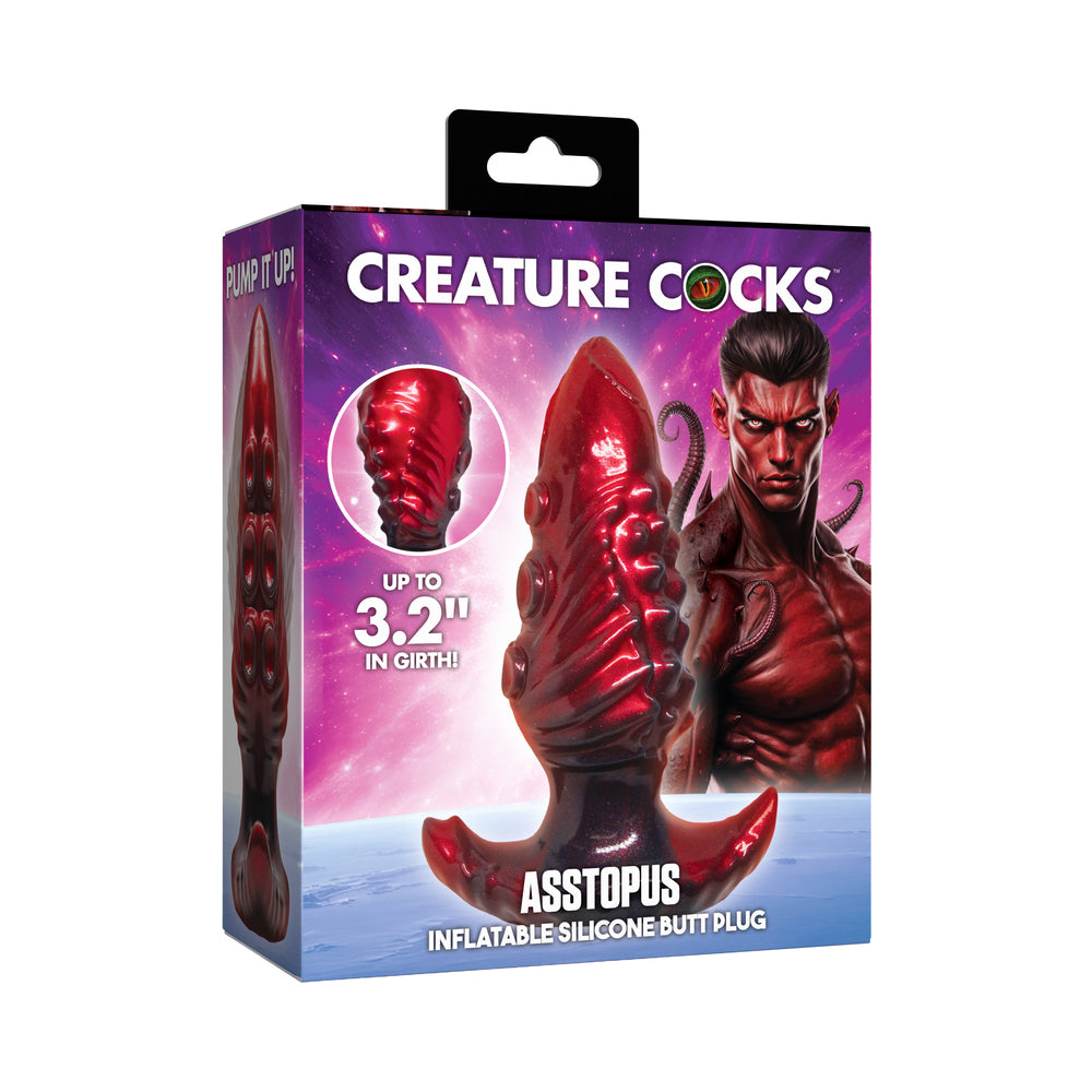 Creature Cocks Tentacle Inflatable Silicone Anal Plug
