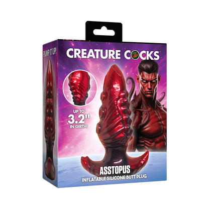 Creature Cocks Tentacle Inflatable Silicone Anal Plug