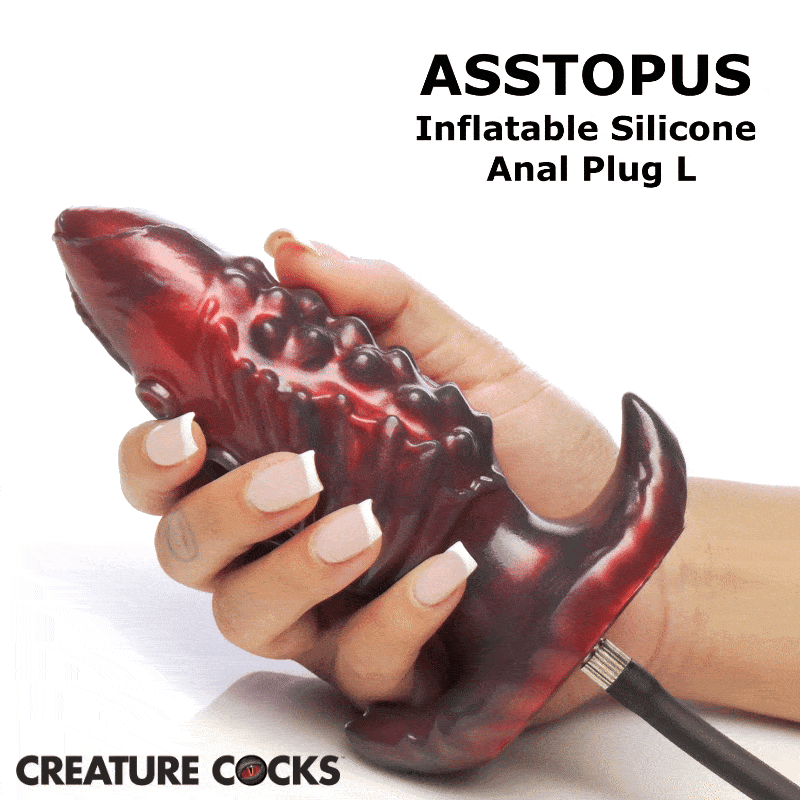 Creature Cocks Tentacle Inflatable Silicone Anal Plug