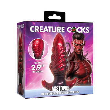 Creature Cocks Tentacle Inflatable Silicone Anal Plug
