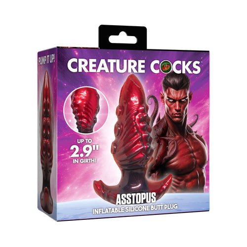 Creature Cocks Tentacle Inflatable Silicone Anal Plug