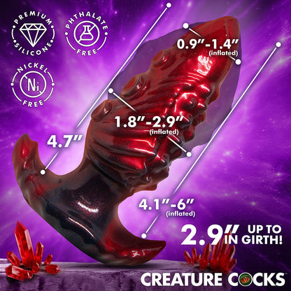 Creature Cocks Tentacle Inflatable Silicone Anal Plug