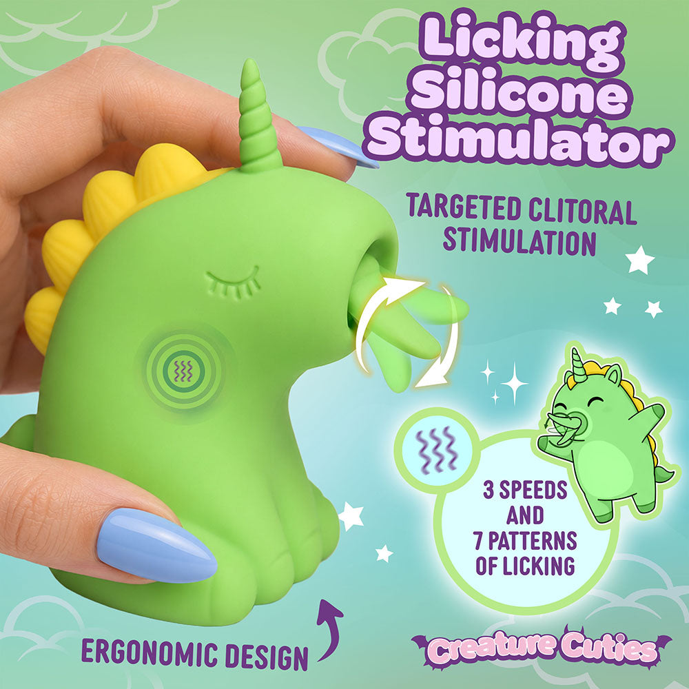 Creature Cuties Lickyhorn Licking Silicone Stimulator