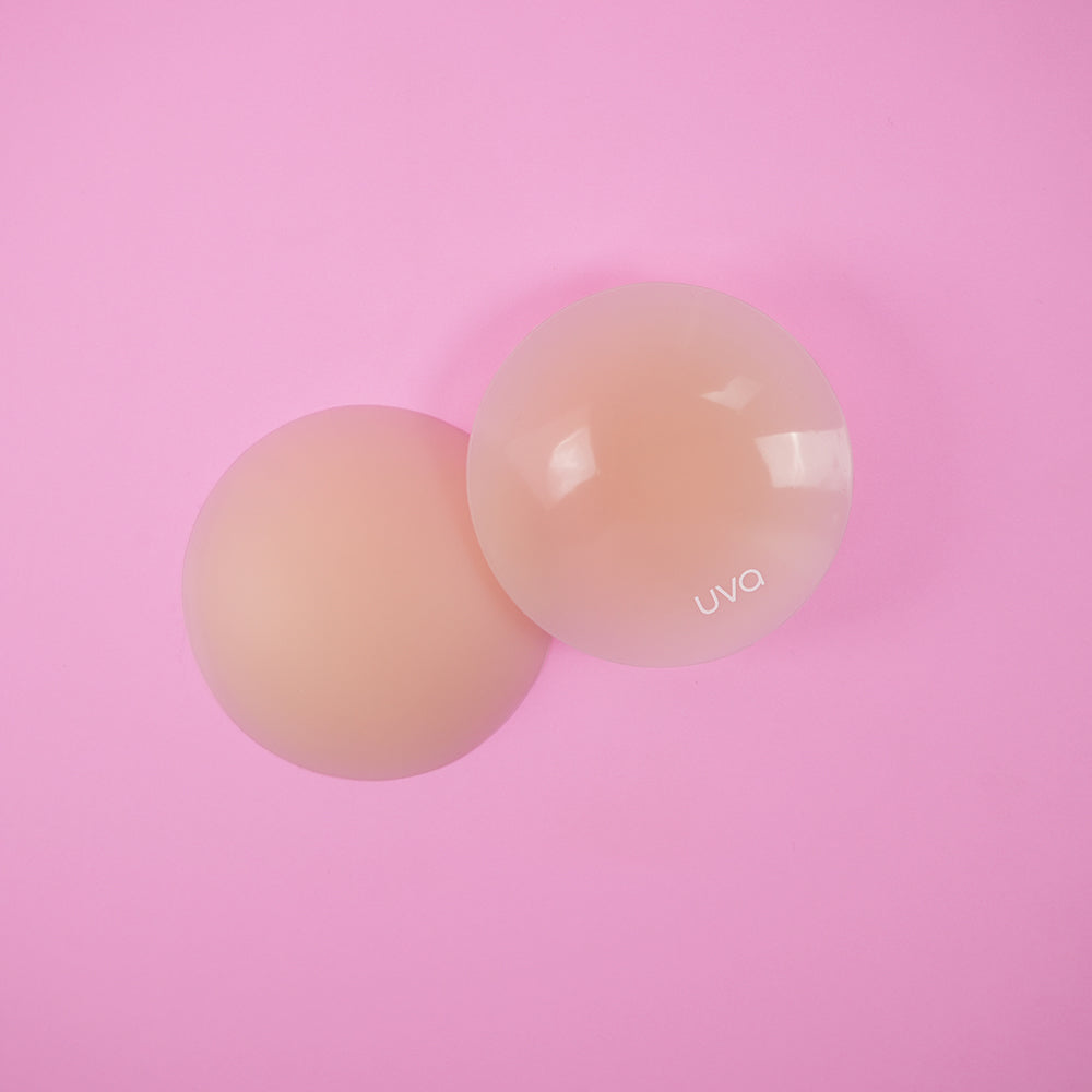 UVA Non-Adhesive Round Nipple Covers Vanilla
