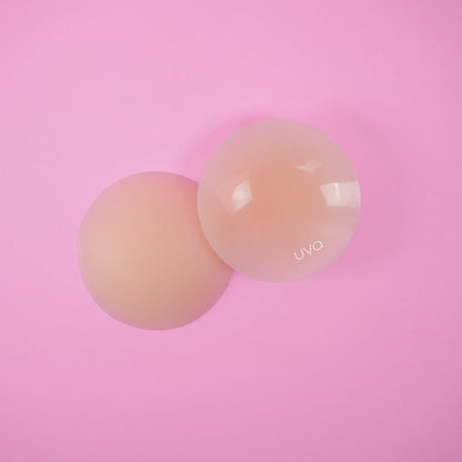 UVA Non-Adhesive Round Nipple Covers Vanilla