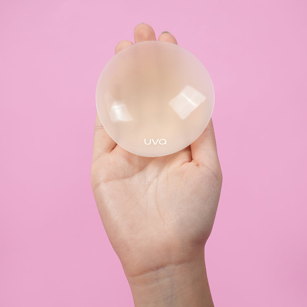 UVA Non-Adhesive Round Nipple Covers Vanilla