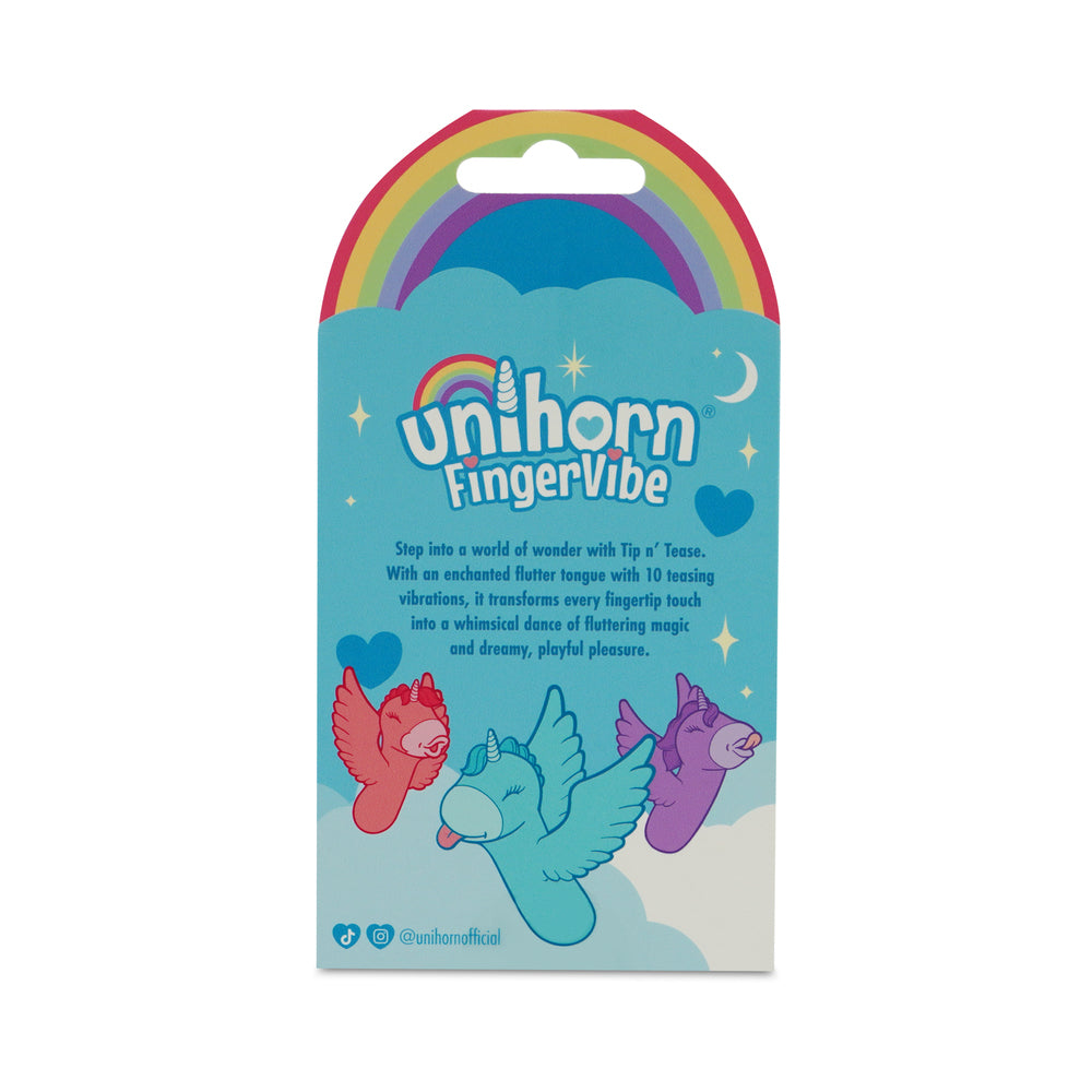 Unihorn Finger Vibe Tip N Tease