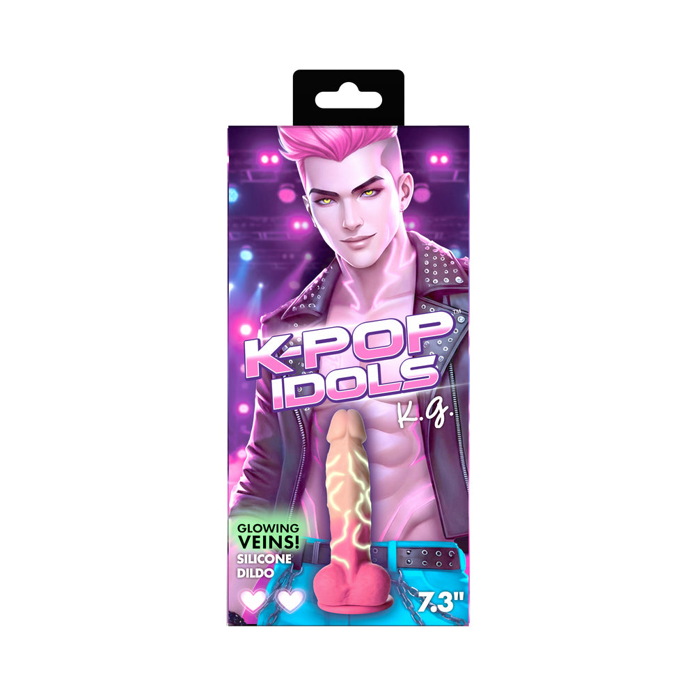 K-Pop Idols K.G. Silicone Dildo with Balls