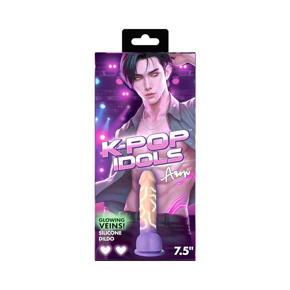 K-Pop Idols Aren Silicone Dildo with Balls