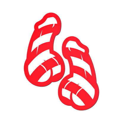 Pastease Candy Cane Penis Pasties