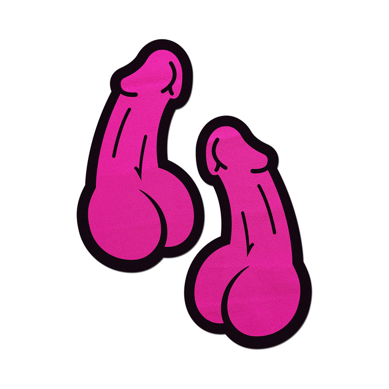 Pastease Neon Pink Penis Pasties