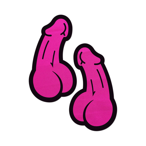 Pastease Neon Pink Penis Pasties