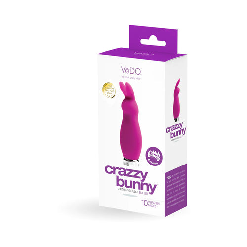 Crazzy Bunny Rechargeable Mini Vibe - Perfectly Purple