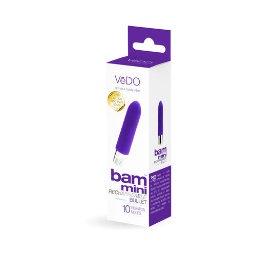 Bam Mini Rechargeable Bullet Vibe - Indigo