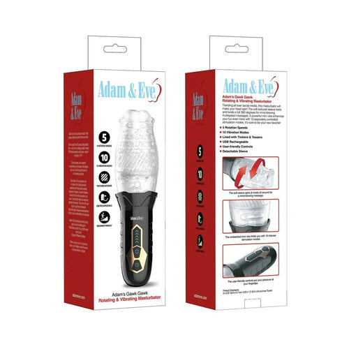 Adam's Gawk Gawk Rotating & Vibrating Masturbator