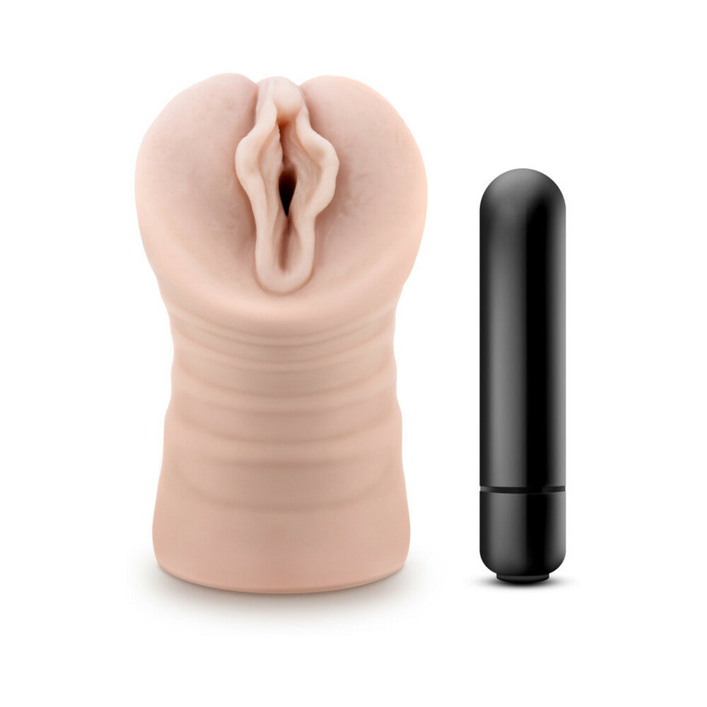M for Men Ashley Vagina Stroker with Bullet Vibrator