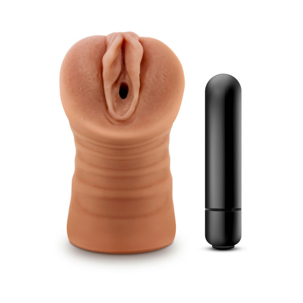 M for Men Julieta Vagina Stroker with Bullet Vibrator