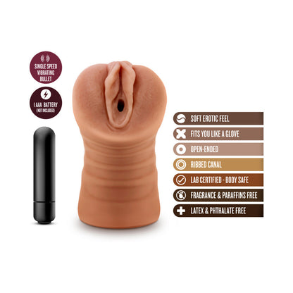 M for Men Julieta Vagina Stroker with Bullet Vibrator