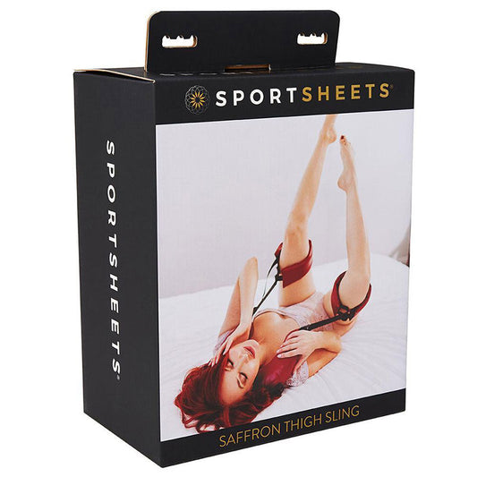 Saffron Adjustable Thigh Sling Position Support Red/Black