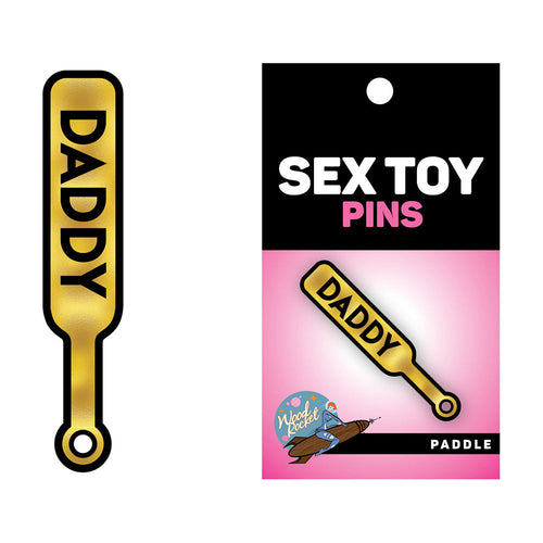 Sex Toy Daddy Paddle Enamel Pin