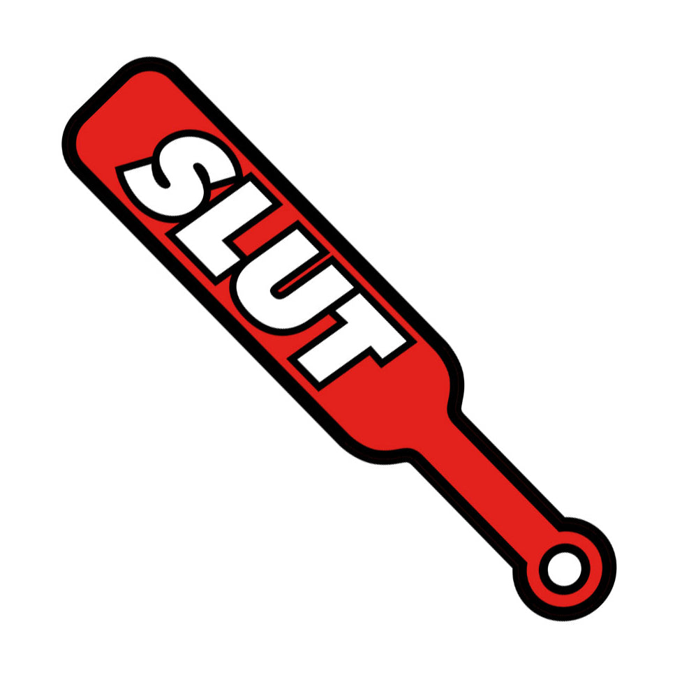 Sex Toy Paddle Slut Enamel Pin