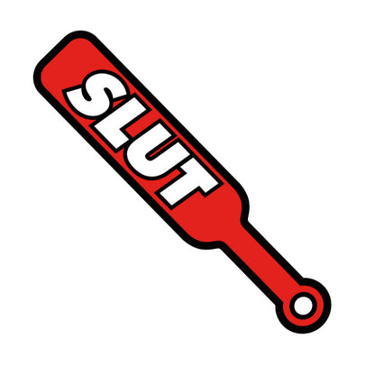 Sex Toy Paddle Slut Enamel Pin