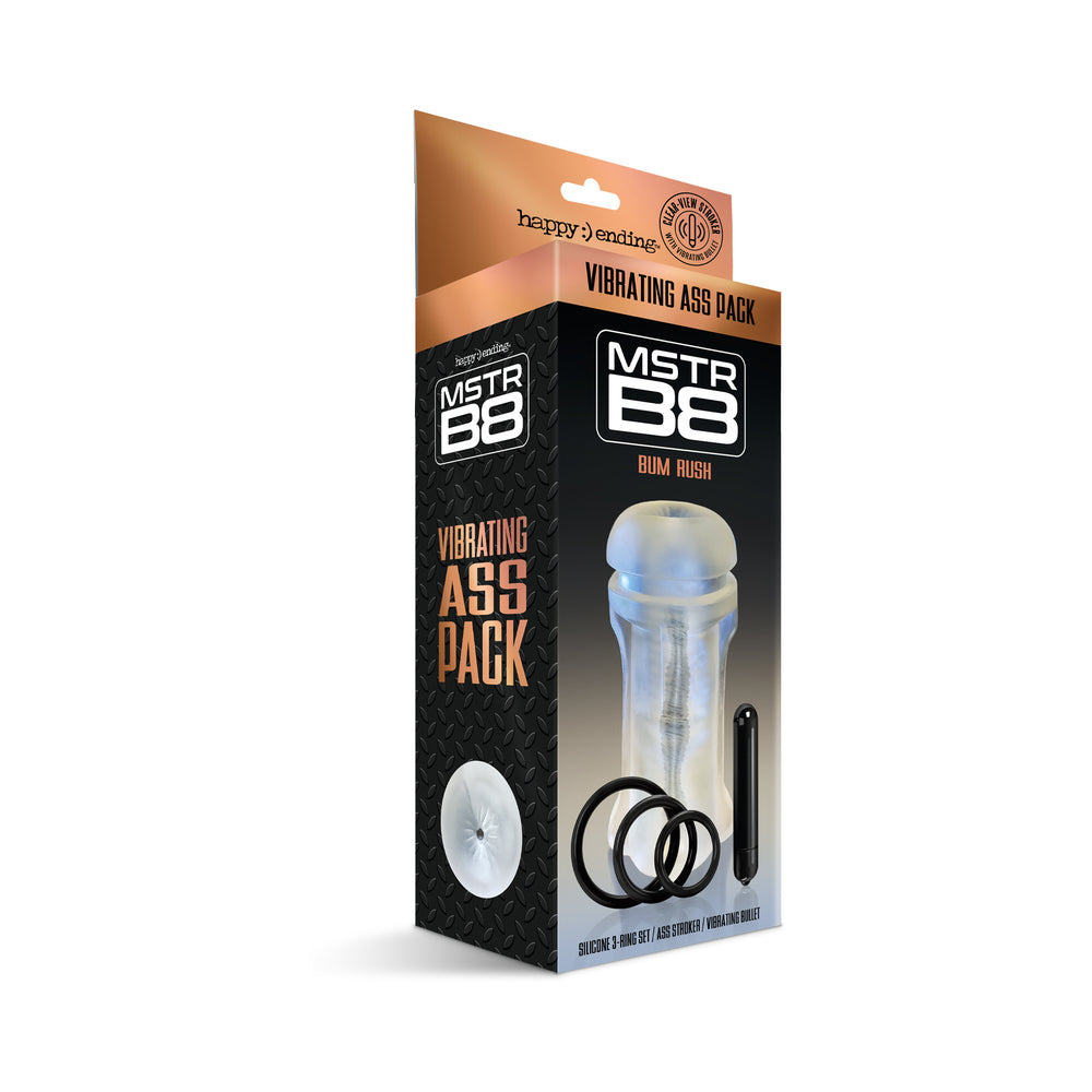Happy Ending Mstr B8 Vibrating Ass Pack Bum Rush