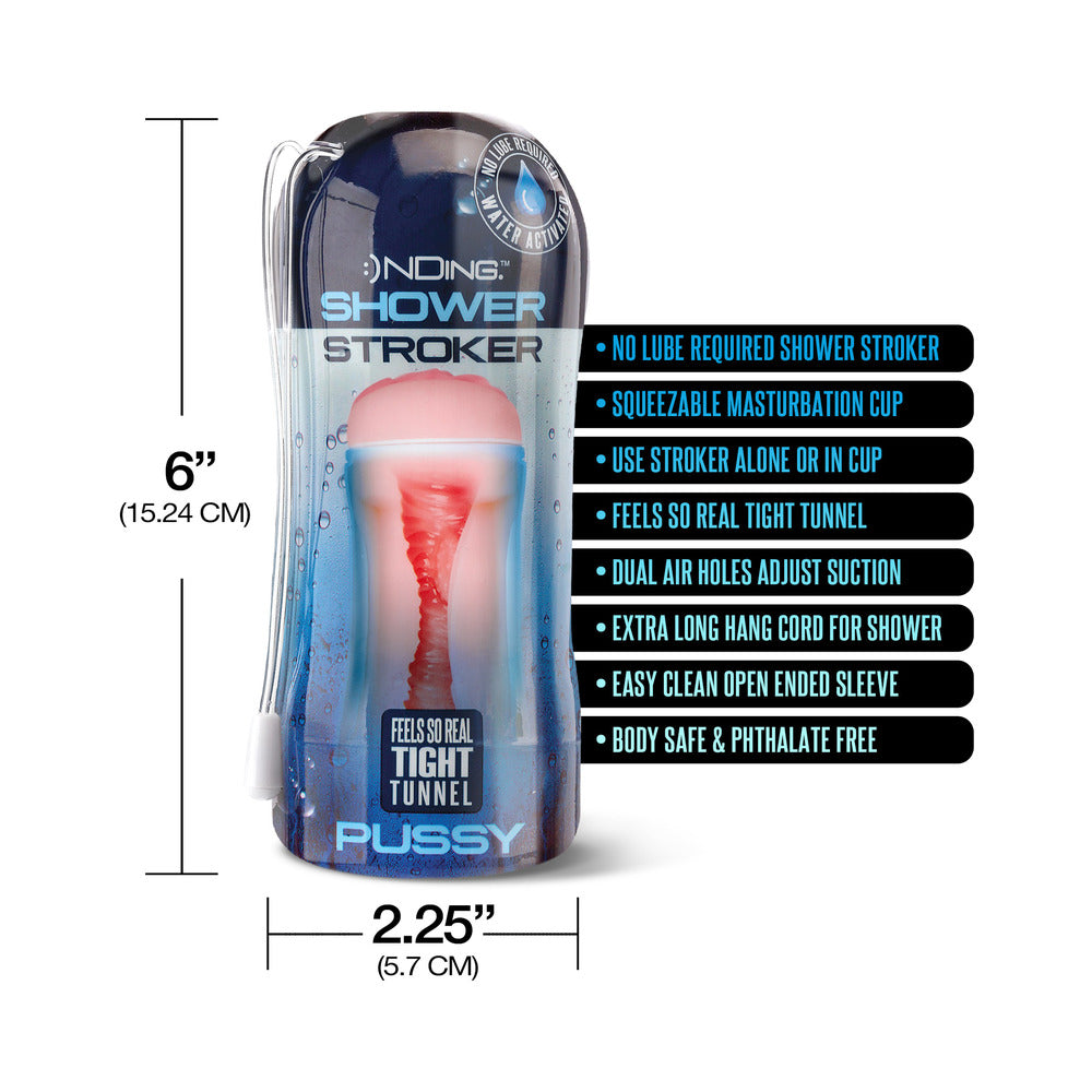 Happy Ending Self-Lubricating Shower Stroker Pussy